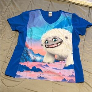 Dreamworks Blue Tee with Yeti Design